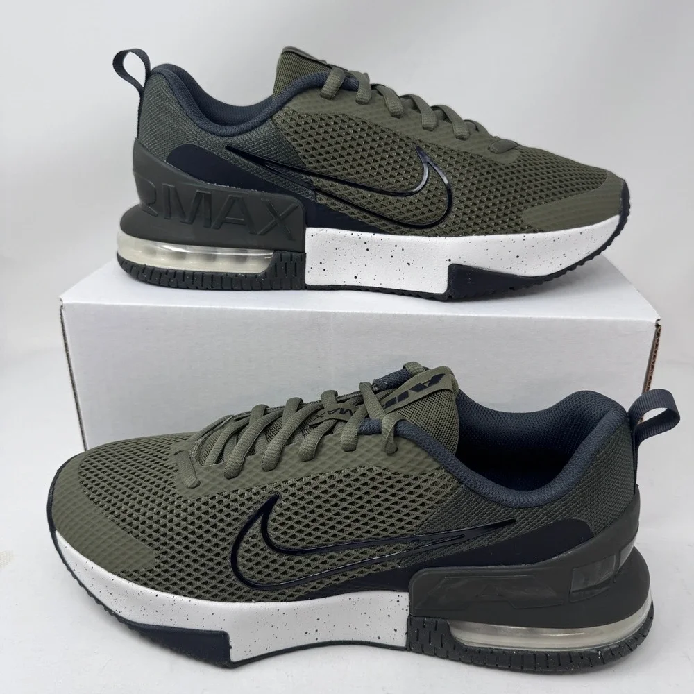 Nike Air Max Alpha Trainer 6 Medium Olive Black Sneakers FQ1833-200 Mens Sz 11‎
